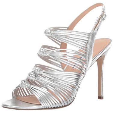 Imagem de Charles David Sandália feminina de salto alto, Prata, 38