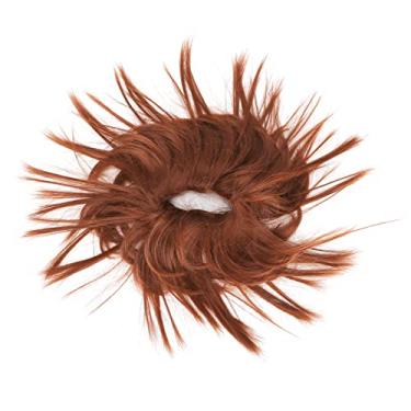 Imagem de Peruca Coque Desarrumado, Penteado Penteado Elegante Suave para a Vida Diária para Mulheres Meninas para Festa de Halloween Q17-12#
