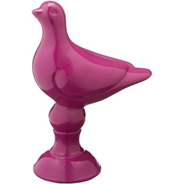 Imagem de Pombinha No Pedestal Ceramicas Pegorin Orquidea