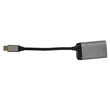 Imagem de Conversor de vídeo DP, liga de alumínio, carregamento rápido, adaptador USB -C para DP, estável para computador para celular
