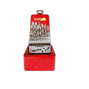 Imagem de Jogo de Brocas Helicoidais 25 Peças 1,0 a 13,0 mm - Rocast