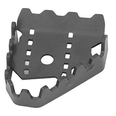 Imagem de Extensor de pedal de freio de motocicleta, antiderrapante Operação flexível Superfície oxidada CNC de abertura de molde Freio de motocicleta Ampliar Peg para modificação(Preto)