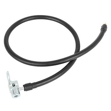 Imagem de X AUTOHAUX Mangueira de bomba de bomba de bomba de pneu 80 cm 31,5 polegadas com trava de ar para carro motocicleta
