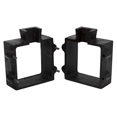 Imagem de Moldura de molde de frasco de 2 peças de ferro fundido profundo GG para fundição de areia Petrobond Delft Clay Metal Casting Verter ouro prata cobre latão estanho 10 x 10 cm