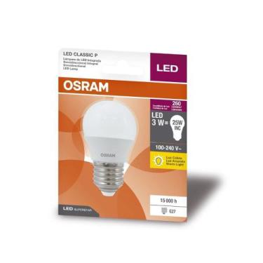 Imagem de Lâmpada Decorativa Led Bolinha 3W Luz Amarela 260Lm Osram