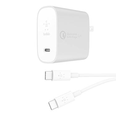 Imagem de Belkin Carregador doméstico Boost Charge 27W Quick Charge 4+ com cabo USB-C para USB-C de 1,2 m