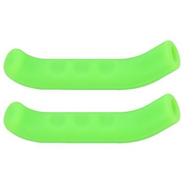 Imagem de Health Gear 1 par de capa antiderrapante de freio de bicicleta, capas de alavanca de freio, capas de alavanca de freio de bicicleta para bicicleta de estrada e montanha (verde)