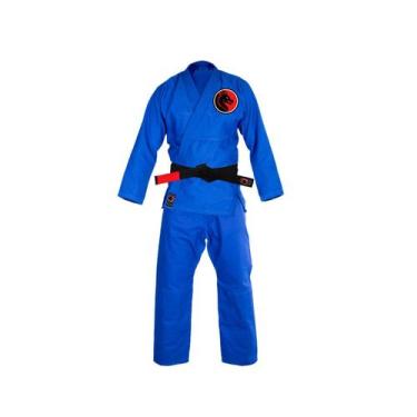 Imagem de Kimono Jiu Jitsu Trançado Blackdragon One - Azul - Blackdragon Kimono