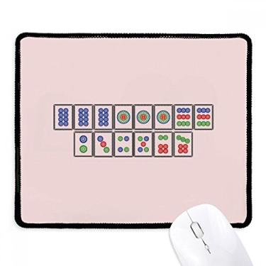 Imagem de Tapete de borracha para jogos Flush Suit Mahjong Tiles