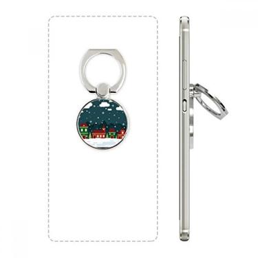 Imagem de Suporte de anel de telefone para casa de árvore de neve, floco de neve, suporte ajustável