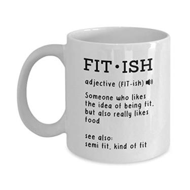 Imagem de Caneca Fit ish - Caneca fitness - Caneca de café de 325 ml