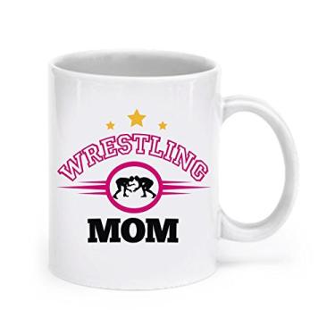 Imagem de Caneca de luta livre - Caneca Wrestling Mom - Presentes de luta livre - Wrestling Mom