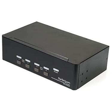 Imagem de StarTech.com DisplayPort KVM - 4 portas - 4K 60 Hz - monitor duplo KVM - DisplayPort Switch - KVM DisplayPort - Desktop KVM Switch (SV431DPDDUA2)