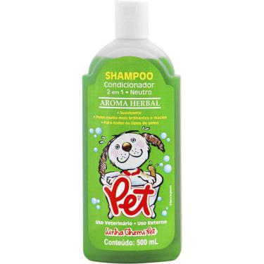 Imagem de Shampoo e Condicionador Chemitec Pet 2 em 1 Neutro Aroma Herbal - 500 mL