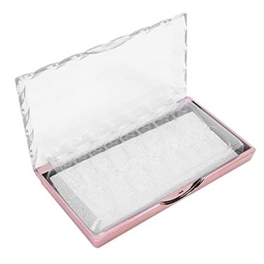 Imagem de Caixa de acrílico falso para unhas, caixa de armazenamento de unhas falsa, 16 compartimentos de acrílico para loja de unhas (tipo A)