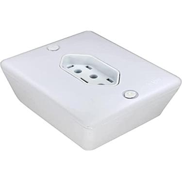 Imagem de Tomada Sobrepor 10A 2P+T Sistema X - Ilumi, 363140