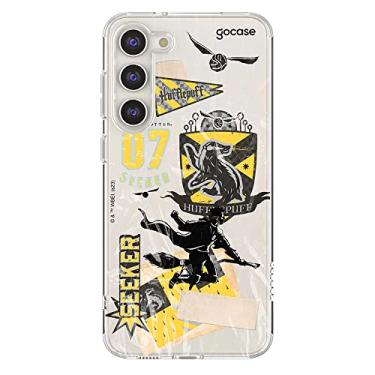 Imagem de Capa Anti Impacto slim Air Gocase Compatível com S23 Plus (Harry Potter - Lufa-Lufa Patches)