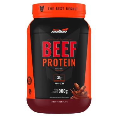 Imagem de Beef Protein Isolate - Chocolate - Pote 900g - New Millen-Unissex