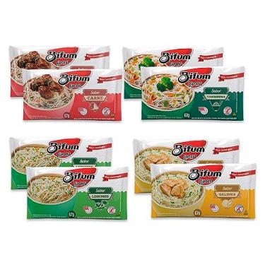 Imagem de Combo 8 Unid Macarrão Arroz Bifum Sem Glúten Lámen 4 Sabores 67g