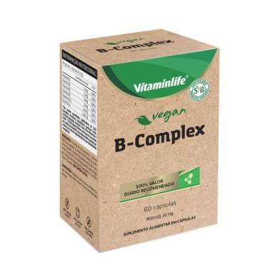 Imagem de Suplemento Vegano B- Complex 60 Cápsulas Vitaminlife