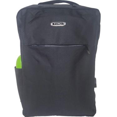 Imagem de Mochila Notebook 15 USB Impermeável Preta A01l