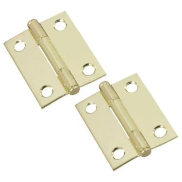 Imagem de Dobradiça de armário National Hardware N146-639 V529, 5 cm, latão