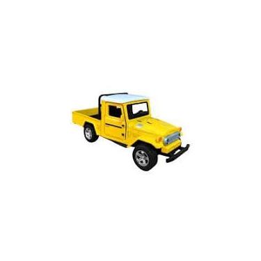 Imagem de Power Toys TECH - Miniatura T Bandeirante: Carrinho de Ferro com Portas que Abrem e Pneus de Borracha Cor Amarela