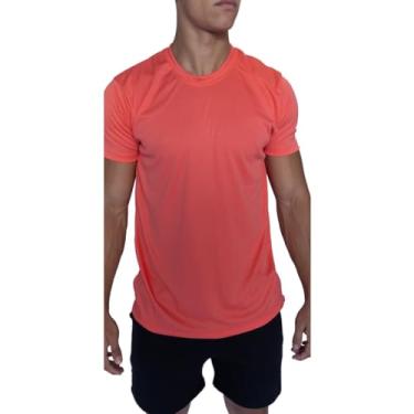 Imagem de Camiseta Dry Fit Esportiva Jinkingstore 100% poliéster (BR, Alfa, M, Regular, Coral)