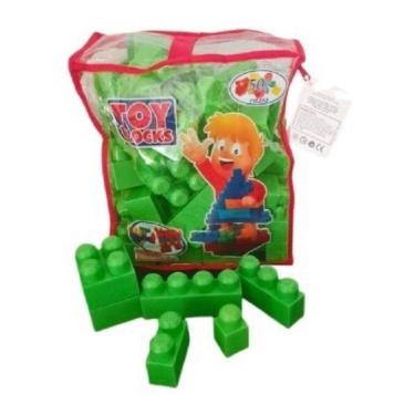 Imagem de Blocos de construção Mega Blocks Armable 50 peças verdes