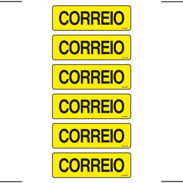 Imagem de Combo 6 Placas De Sinalização Correio 20x7 Ekomunike - P-35 F9e