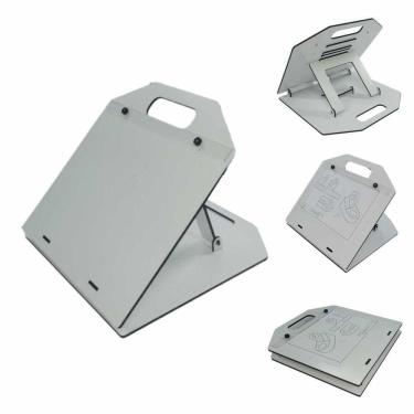 Imagem de Prancheta A4 Articulada Portátil Desenho Técnico Branca 6Mm