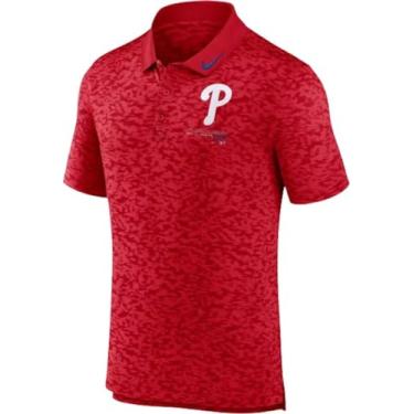 Imagem de Nike Camiseta polo masculina MLB Next Level, Philadelphia Phillies - Vermelho, P