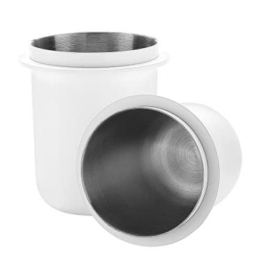 Imagem de Normcore Copo dosador de 58 mm - Copo dosador de café expresso compatível com filtro portátil de 58 mm - Revestimento antiaderente branco - Aço inoxidável 304 - Acessório para máquina de café expresso