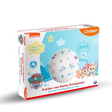 Imagem de Cremer Fralda Cremer Luxo C/Bainha Patrulha Canina C/5