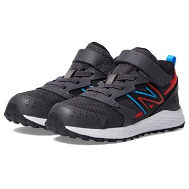 Imagem de New Balance Tênis de corrida unissex infantil Fresh Foam 650 V1 Hook and Loop, Ímã/neo chama/céu vibrante, 3 Infant