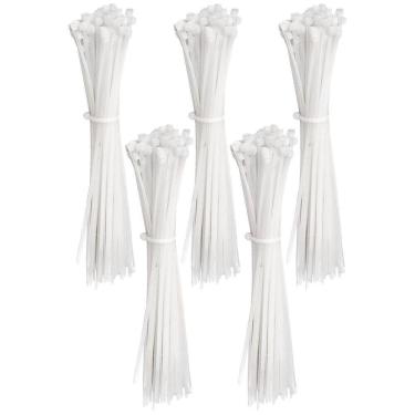 Imagem de Abraçadeira Nylon Enforca Gato 3,6X250Mm Branco Com 500 Un