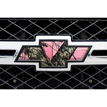 Imagem de Mossy Oak Graphics Película de emblema automotivo rosa para separação universal - envoltório de vinil fácil de instalar - Serve para qualquer emblema automotivo em caminhões, carros ou SUVs