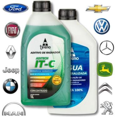 Imagem de 2L - Aditivo Radiador Híbrido IT-C Verde Concentrado + Àgua Desmineral
