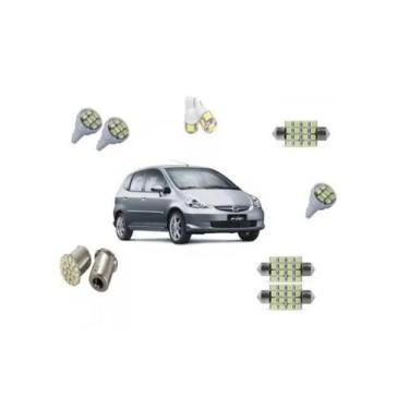 Imagem de Kit Lampada Led Honda Fit 2004 2005 2006 2007 2008 2009 2010 - Blue Li