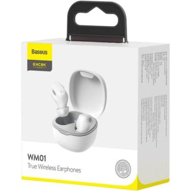 Imagem de Fone de Ouvido Sem Fio Baseus Bowie WM01 V5.3 (Branco)