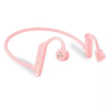 Imagem de Fone de Ouvido Condução Óssea Bluetooth Rosa - Quanhe