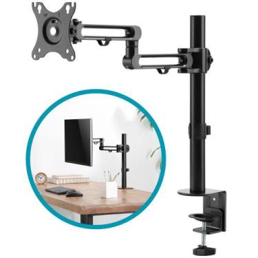 Imagem de Suporte Articulado de Mesa Para Monitor de 17 Até 32 Polegadas Rotação