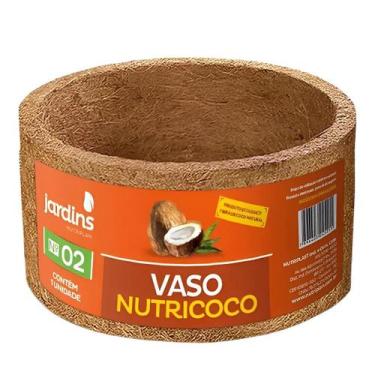 Imagem de Vaso Xaxim Fibra De Coco Nutricoco Nº02 P/Plantas Pequeno - Nutriplan