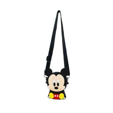Imagem de Mini Bolsa De Ombro Mickey Silicone 15x11.5cm - Disney