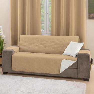 Imagem de Capa Protetor de Sofá 3 Lugares King Impermeável Dupla Face - MR Enxov