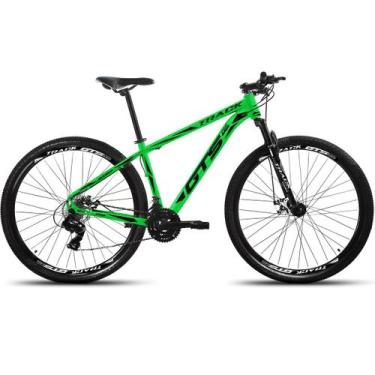 Imagem de Bicicleta Aro 29 Gts Pro M5 Track 24 Marchas Freios A Disco, Verde, 19