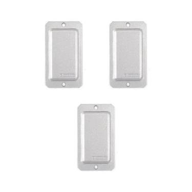 Imagem de Kit 3 Tampas Condulete Alumínio Cega Tramontina 56114/006