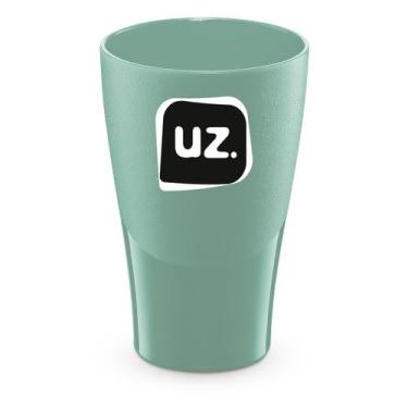 Imagem de Copo 300 ml Café Água Cerveja Alça Unitário Plástico Chopp - Uz, Verde