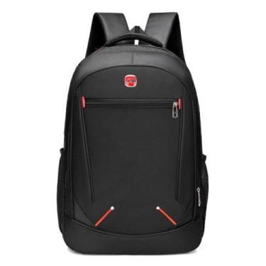 Imagem de Mochila Escolar Trabalho Masculina Reforçada Preta BL-602/BL-603/QL-05