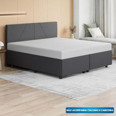 Imagem de Base Cama Box King Size material sintético - SkyBox - SKYBOX BOX E BAÚ